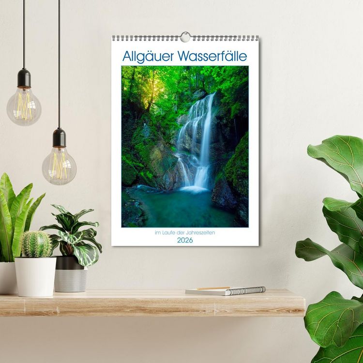 Produktbild: Allg&auml;uer Wasserf&auml;lle (Wandkalender 2026 DIN A3 hoch), CALVENDO Monatskalender