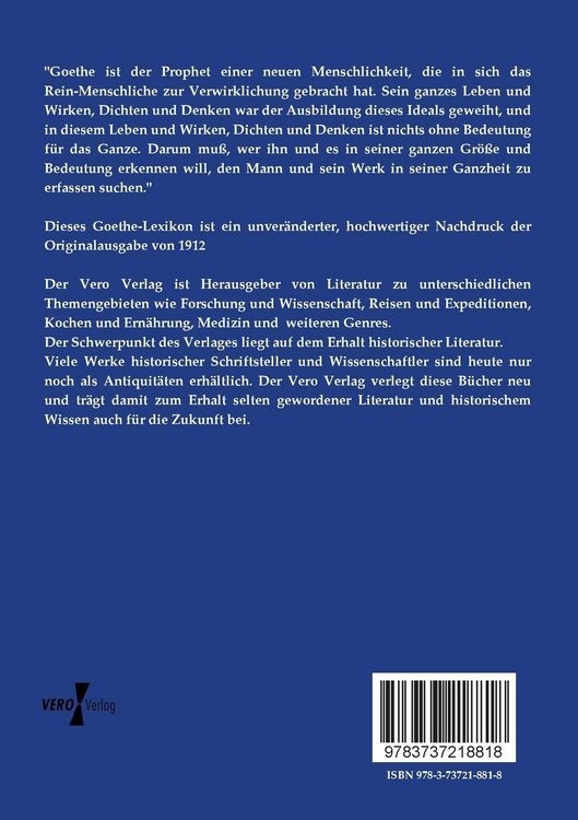 Produktbild: Goethe-Lexikon
