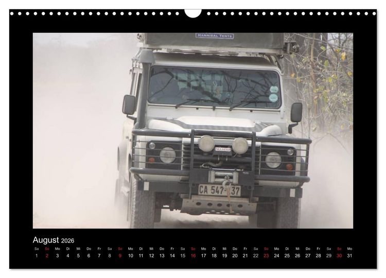 Produktbild: Land Rover Defender - Unterwegs in Afrika (Wandkalender 2026 DIN A3 quer), CALVENDO Monatskalender