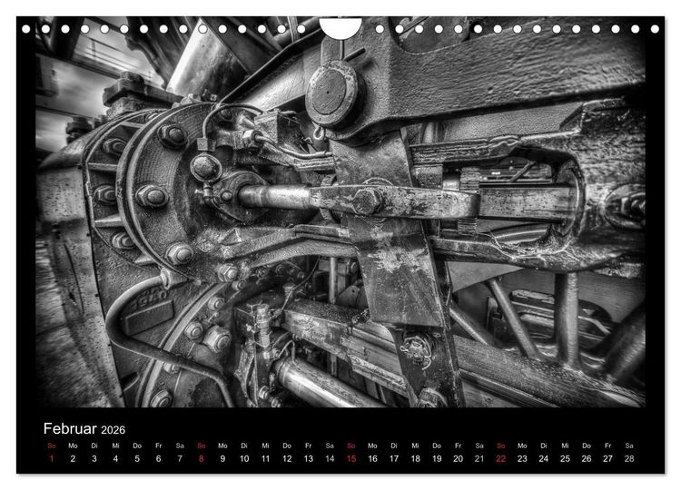 Produktbild: Dampflokomotiven (Wandkalender 2026 DIN A4 quer), CALVENDO Monatskalender