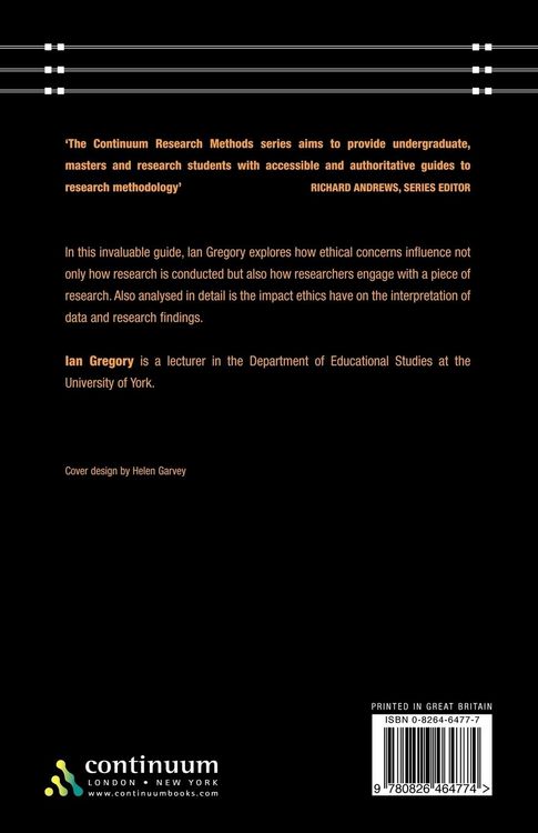 Produktbild: Ethics in Research