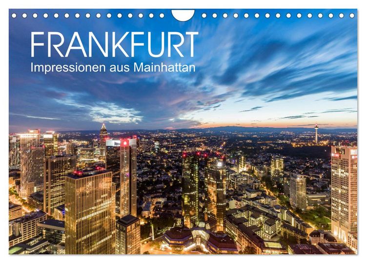 Produktbild: FRANKFURT Impressionen aus Mainhattan (Wandkalender 2026 DIN A4 quer), CALVENDO Monatskalender