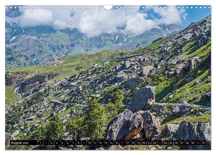 Produktbild: Himachal Pradesh - Bezaubernde Bergwelt im Himalaya (Wandkalender 2026 DIN A3 quer), CALVENDO Monatskalender