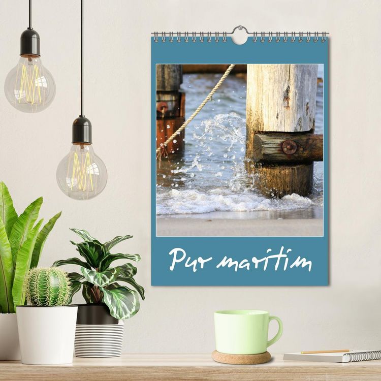 Produktbild: Pur maritim (Wandkalender 2026 DIN A4 hoch), CALVENDO Monatskalender