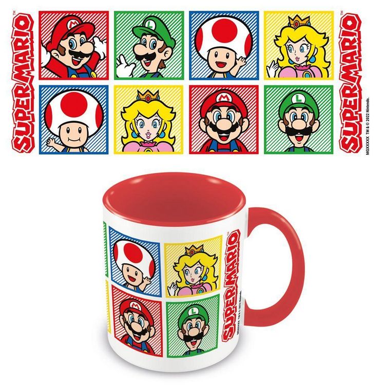 Produktbild: SUPER MARIO RED COLOURED INNER MUG