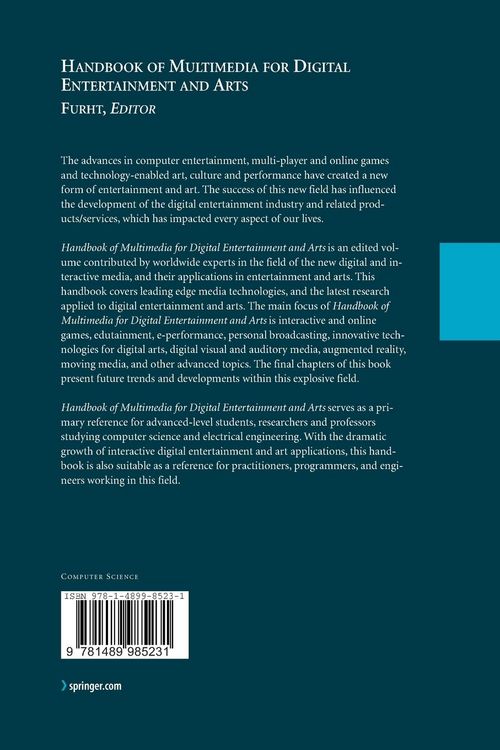 Produktbild: Handbook of Multimedia for Digital Entertainment and Arts