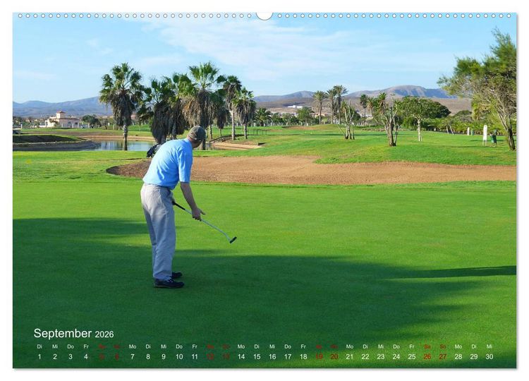 Produktbild: Passion Golf (Wandkalender 2026 DIN A2 quer), CALVENDO Monatskalender