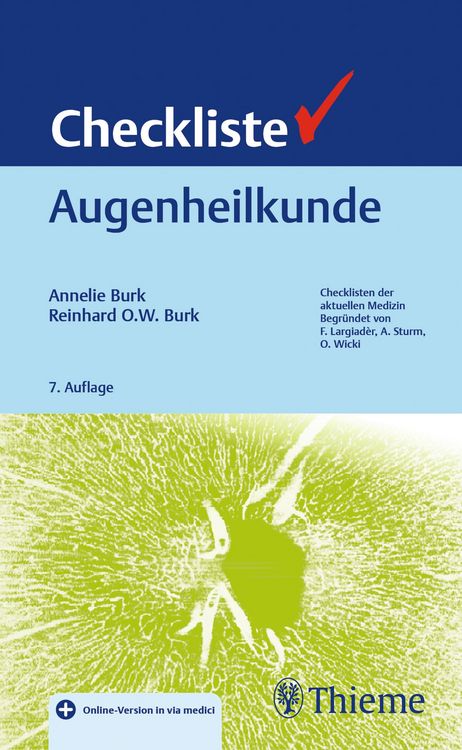 Produktbild: Checkliste Augenheilkunde