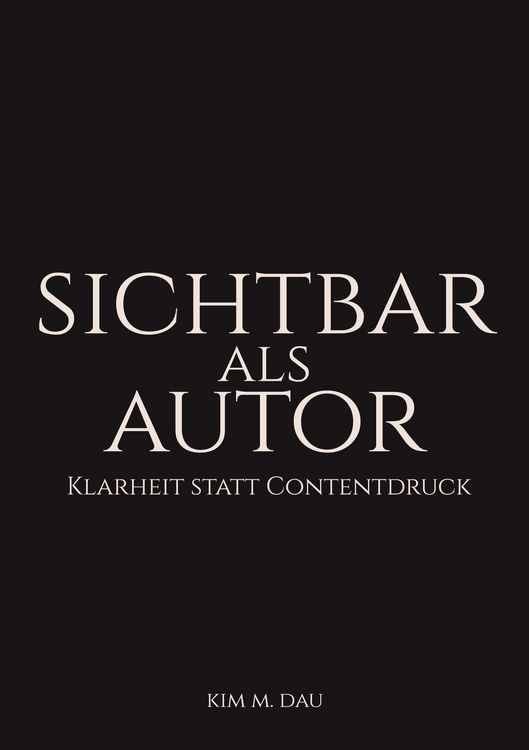Produktbild: Sichtbar als Autor