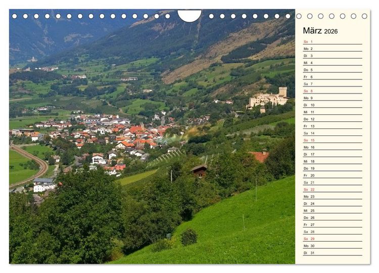 Produktbild: Vinschgau - Die Sonnenseite S&uuml;dtirols (Wandkalender 2026 DIN A4 quer), CALVENDO Monatskalender