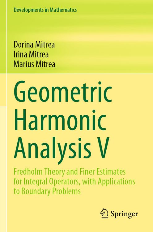 Produktbild: Geometric Harmonic Analysis V