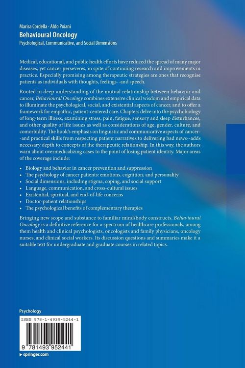 Produktbild: Behavioural Oncology