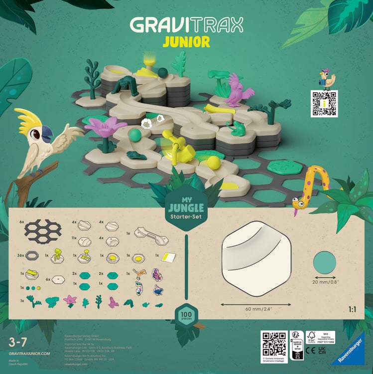 Ravensburger - GraviTrax Junior Starter-Set L Jungle