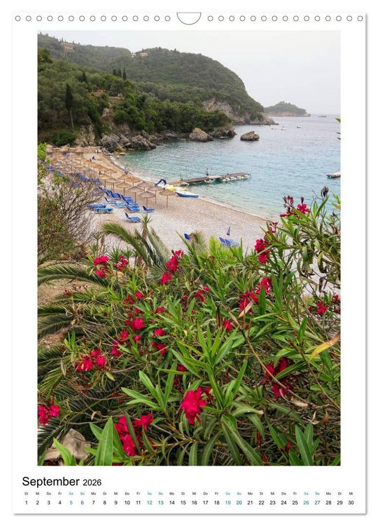 Produktbild: Korfu - Paradiesische Insel in der Adria (Wandkalender 2026 DIN A3 hoch), CALVENDO Monatskalender