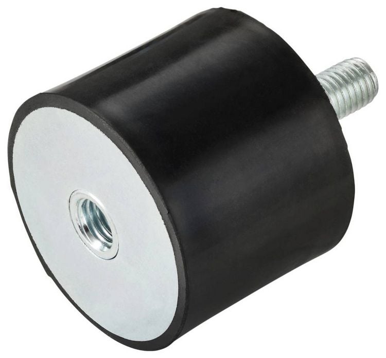 Produktbild: TRU COMPONENTS Gummipuffer TC-NT50-40-43A H&auml;rte (Details) 43 Shore A Maximale statische Auflast 86 kg