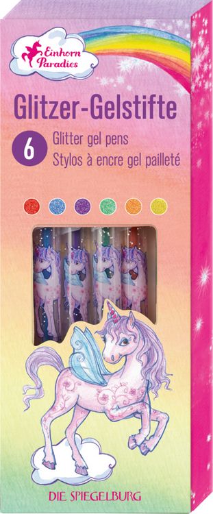 Produktbild: Glitzer-Gelstifte (6 St.) - Einhorn-Paradies