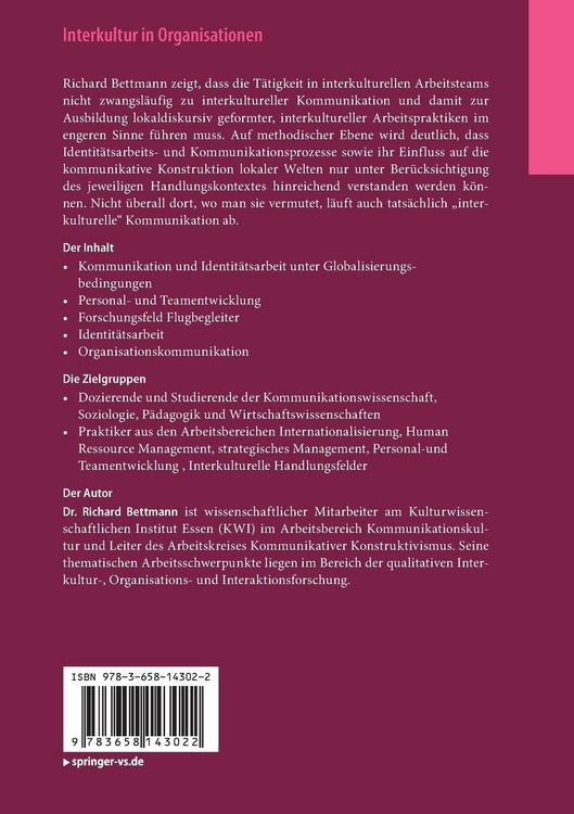 Produktbild: Interkultur in Organisationen