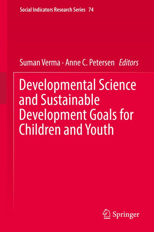 Produktbild: Developmental Science and Sustainable Development Goals for Children and Youth