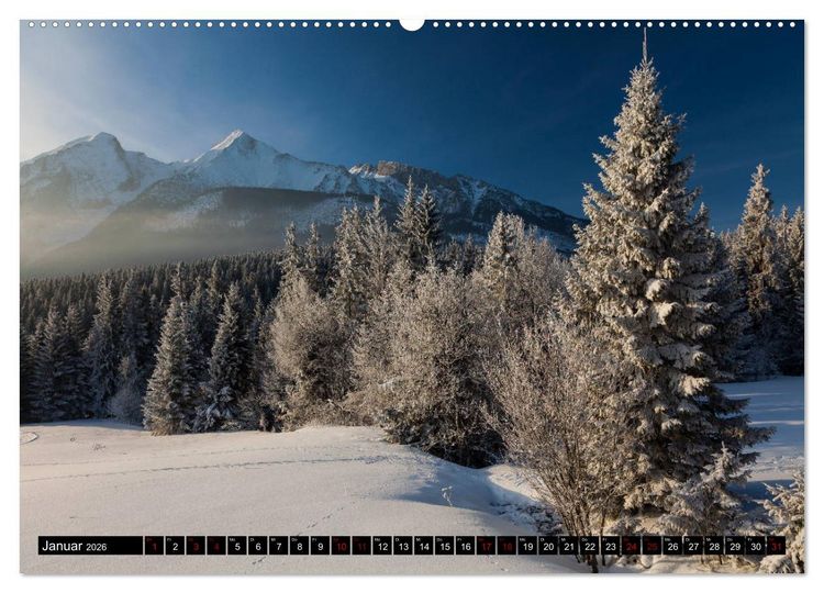 Produktbild: Tatra. Polen und Slowakei (Wandkalender 2026 DIN A2 quer), CALVENDO Monatskalender
