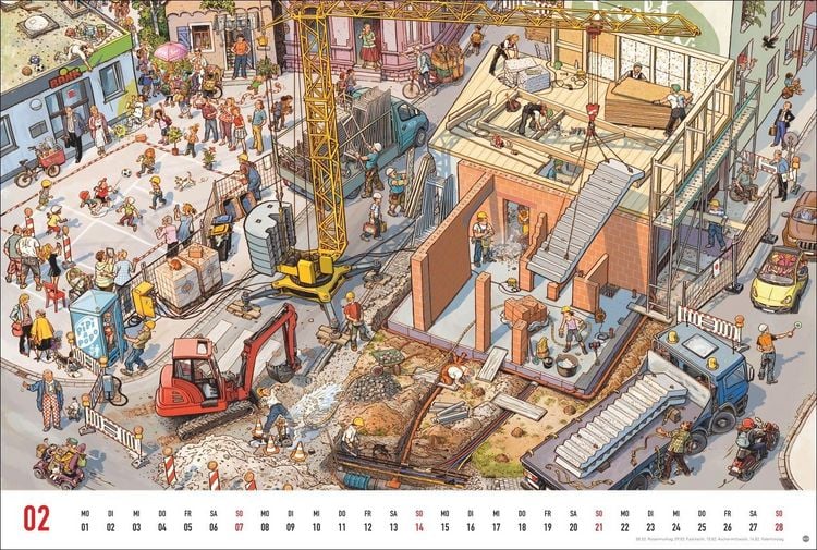 Produktbild: G&ouml;bel & Knorr Wimmelbilder Edition Kalender 2027