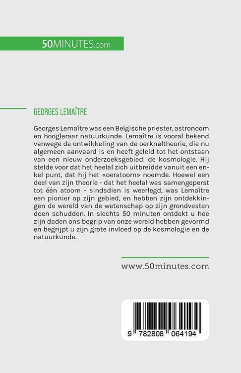 Produktbild: Georges Lema&icirc;tre