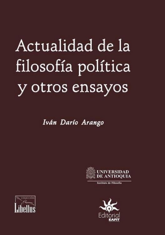 Produktbild: Actualidad de la filosof&iacute;a pol&iacute;tica y otros ensayos