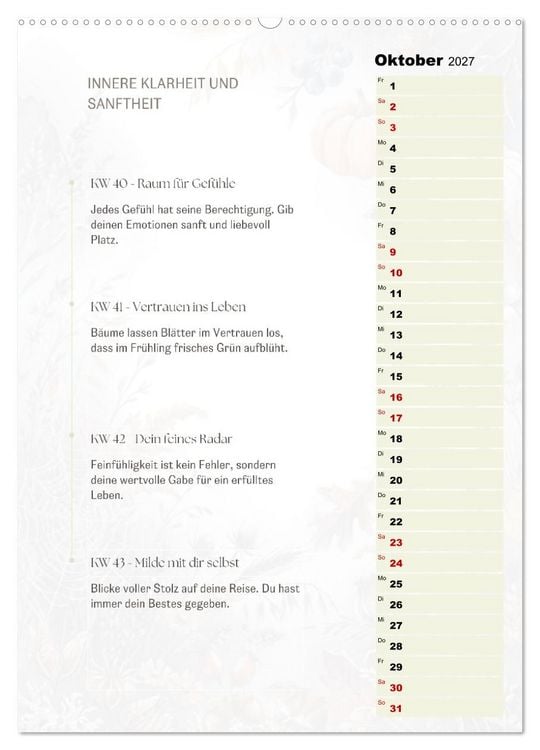 Produktbild: SEELENKOMPASS (Wandkalender 2027 DIN A2 hoch), CALVENDO Monatskalender