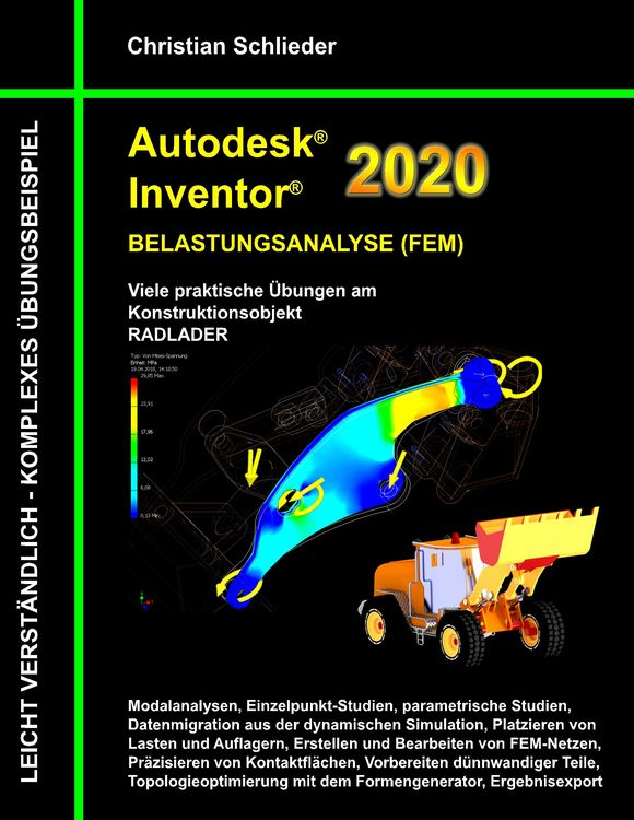 Produktbild: Autodesk Inventor 2020 - Belastungsanalyse (FEM)