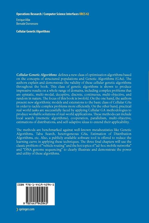 Produktbild: Cellular Genetic Algorithms