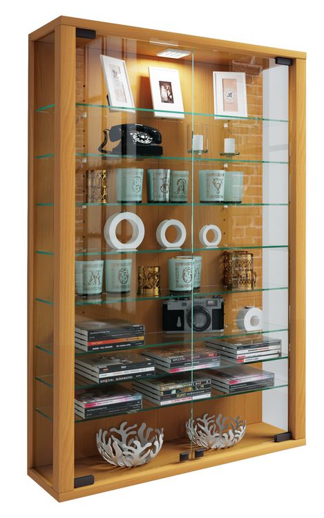 Produktbild: Wandvitrine H&auml;ngevitrine Glasvitrine Vitrosa Mini