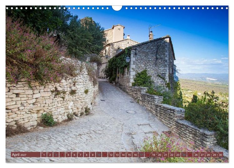 Produktbild: Frankreich. Ein Streifzug durch die D&ouml;rfer der franz&ouml;sischen Provence (Wandkalender 2027 DIN A3 quer), CALVENDO Monatskalender