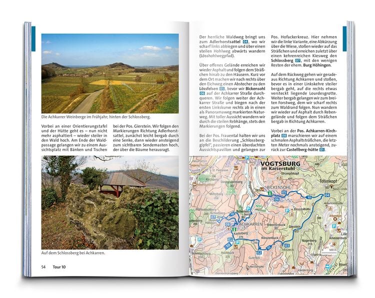 Produktbild: KOMPASS Wanderf&uuml;hrer Schwarzwald S&uuml;d mit Naturpark, Kaiserstuhl und Markgr&auml;flerland, 60 Touren mit Extra-Tourenkarte