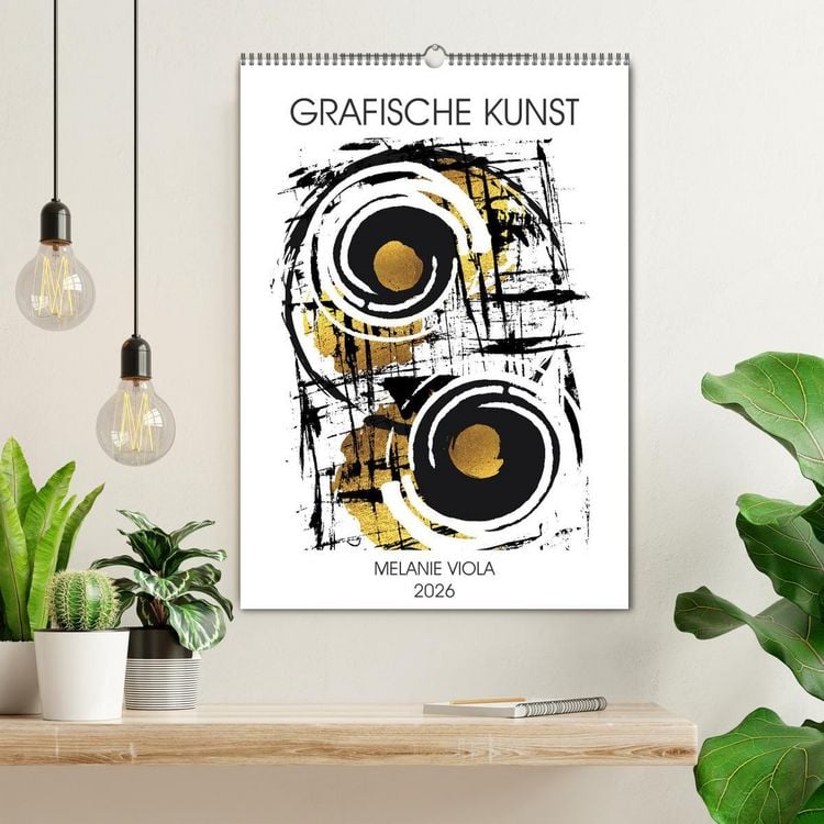 Produktbild: GRAFISCHE KUNST (Wandkalender 2026 DIN A2 hoch), CALVENDO Monatskalender