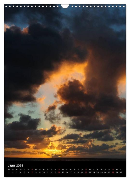 Produktbild: Hawaiian Sunsets (Wandkalender 2026 DIN A3 hoch), CALVENDO Monatskalender