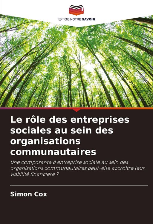 Produktbild: Le r&ocirc;le des entreprises sociales au sein des organisations communautaires