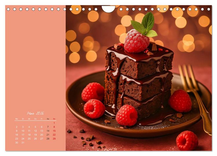 Produktbild: Sag's mit Schokolade (Wandkalender 2026 DIN A4 quer), CALVENDO Monatskalender