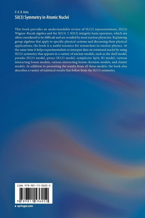 Produktbild: SU(3) Symmetry in Atomic Nuclei