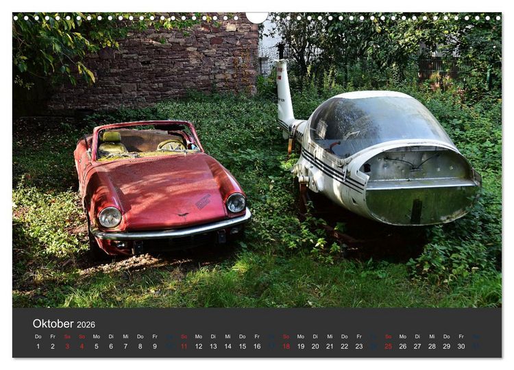 Produktbild: Alte Autos aus Europa (Wandkalender 2026 DIN A3 quer), CALVENDO Monatskalender
