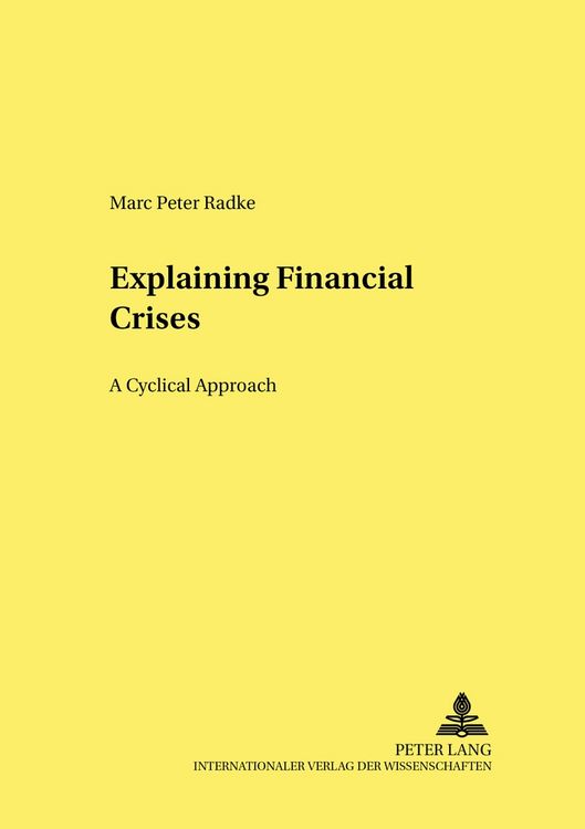 Produktbild: Explaining Financial Crises