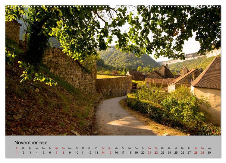 Produktbild: Zauberhaftes Franche Comt&eacute; (hochwertiger Premium Wandkalender 2026 DIN A2 quer), Kunstdruck in Hochglanz