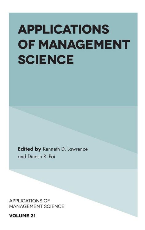 Produktbild: Applications of Management Science