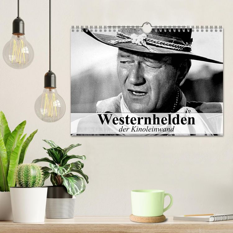 Produktbild: Westernhelden der Kinoleinwand (Wandkalender 2026 DIN A4 quer), CALVENDO Monatskalender