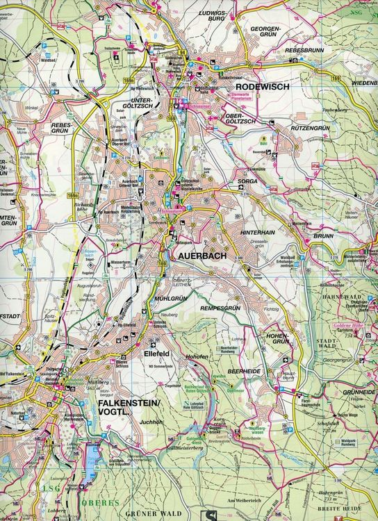 Produktbild: Ferienregion Sch&ouml;neck - Klingenthal - Eibenstock 1 : 33 000