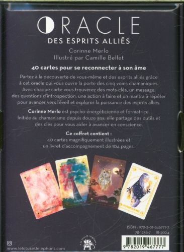 Produktbild: Oracle des esprits alli&eacute;s : 40 cartes pour se reconnecter &agrave; son &acirc;me