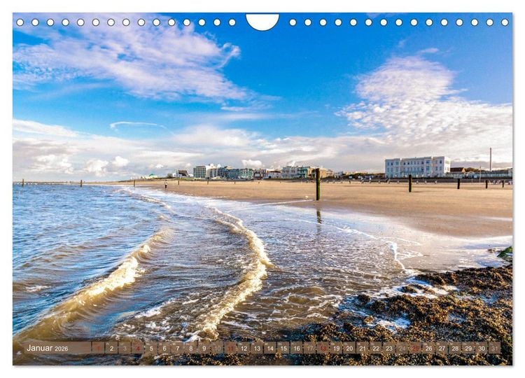 Produktbild: INSELLIEBE NORDERNEY (Wandkalender 2026 DIN A4 quer), CALVENDO Monatskalender