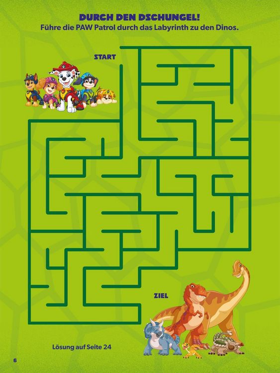 Produktbild: PAW Patrol Mitmachbuch: PAW Patrol - Der Dinofilm: Stickerbuch zum Film
