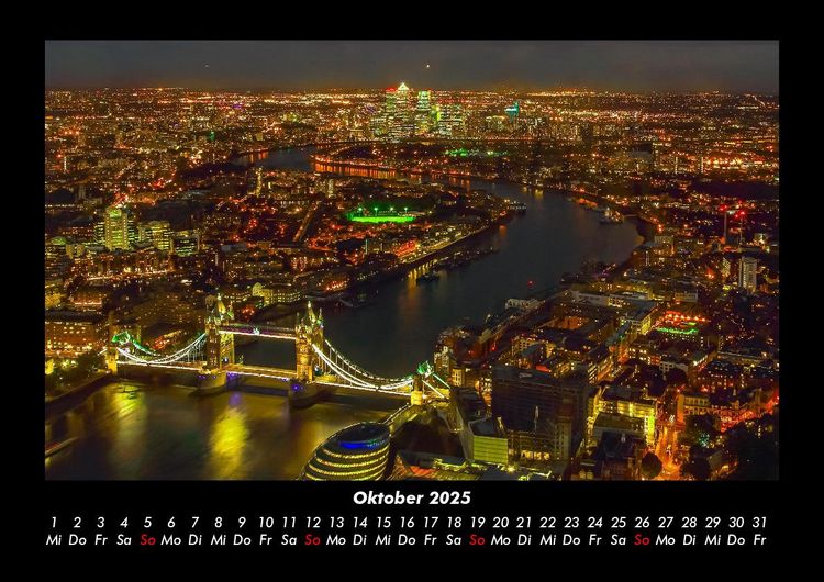 Produktbild: London - Impressionen 2025 Fotokalender DIN A3