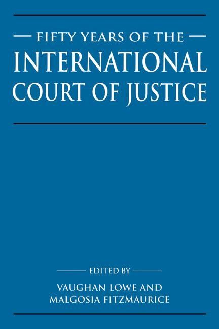 Produktbild: Fifty Years of the International Court of Justice