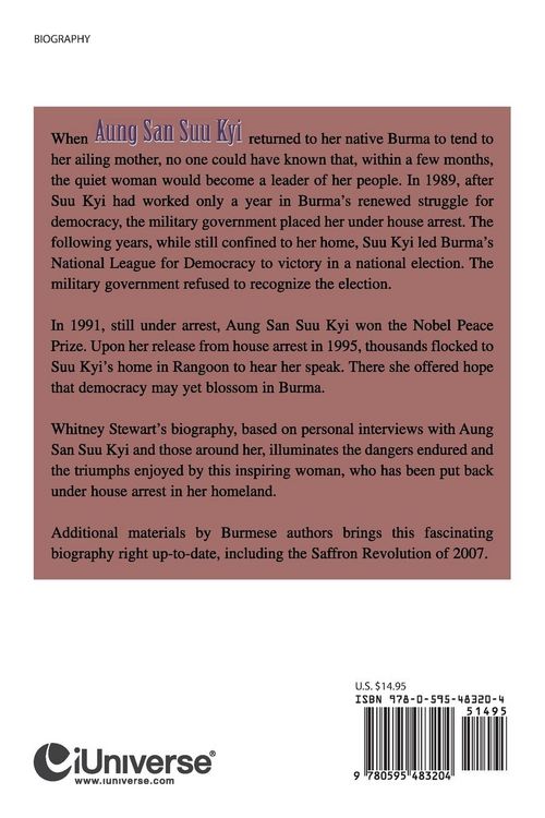 Produktbild: Aung San Suu Kyi Fearless Voice of Burma