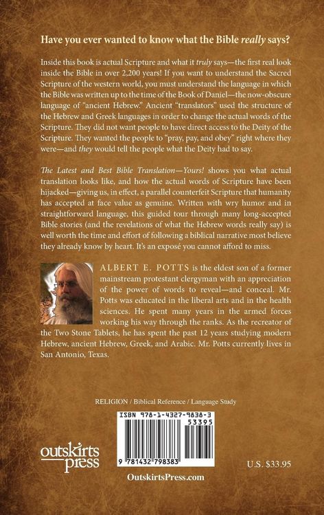Produktbild: The Latest and Best Bible Translation--Yours! How to Translate the Bible Yourself So You Can Experience the Divine Power of the Deity in His Original